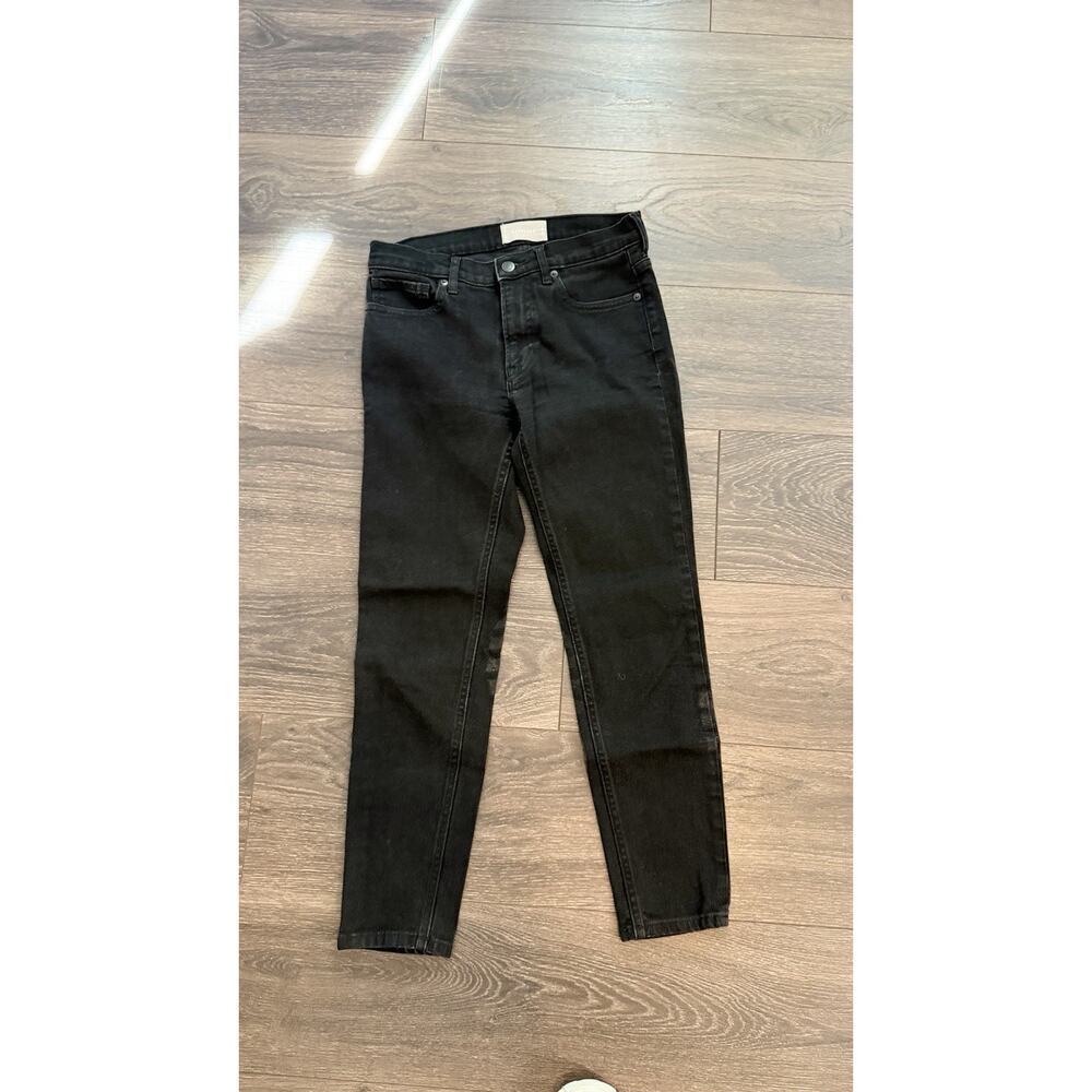 Everlane Black Mid Rise Skinny Ankle Jeans Inseam Casual Size 27 Ankle 1811
